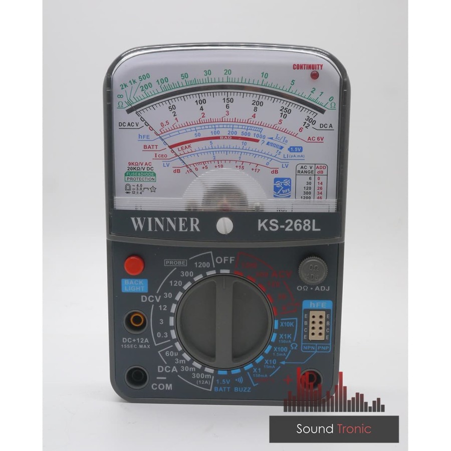 Multitester Multimeter Avometer Analog Winner Refurbished KS-268L