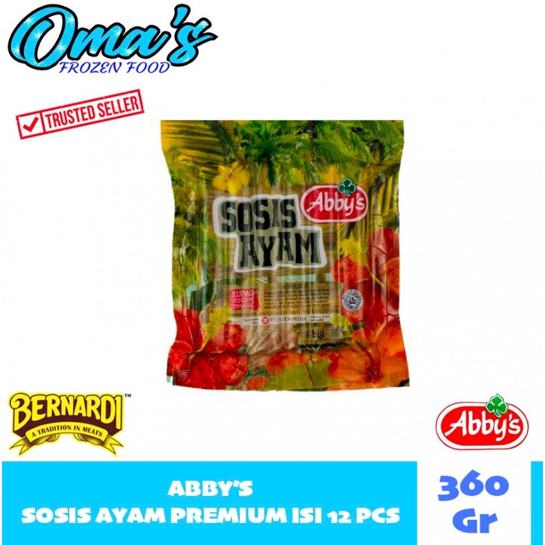 

ABBYS SOSIS AYAM ISI 12 PCS BY BERNARDI