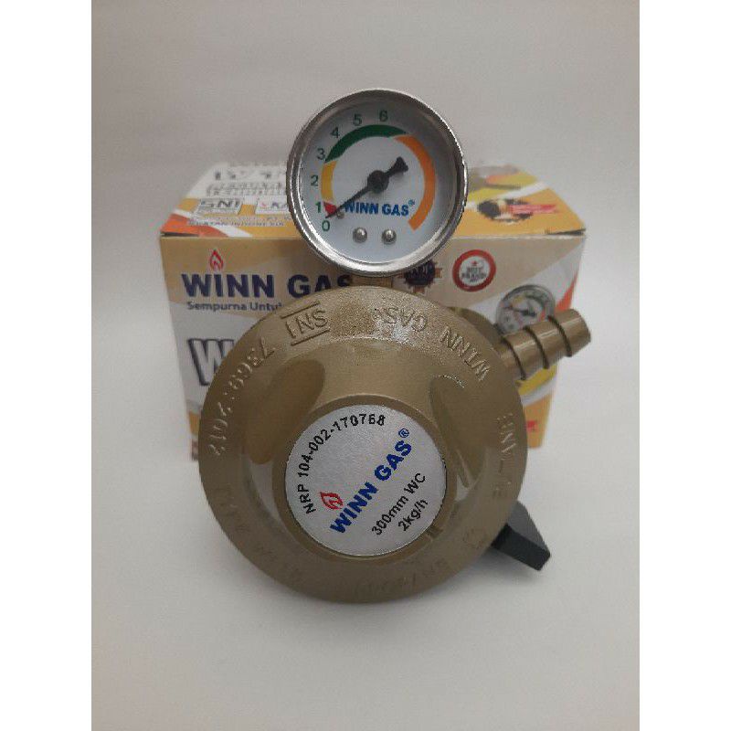 Winn Gas , W 118 M ,  118 NM , 688 NM , W 88  Win Gas , Regulator Gas LPG , Tanpa Meter