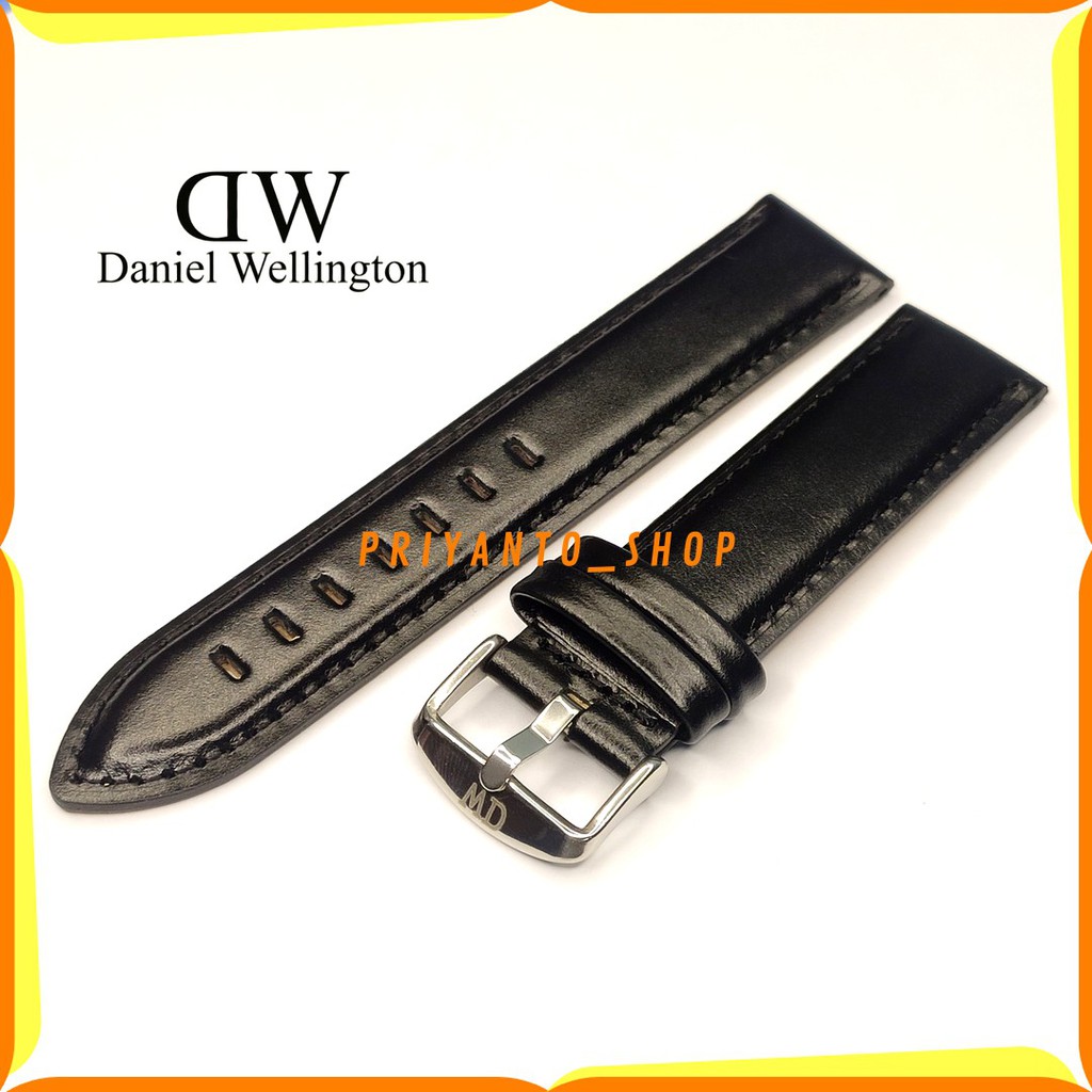 Strap 20mm Leather Classic Tali Kulit D*W Polos Jam Tangan bagus 20mm