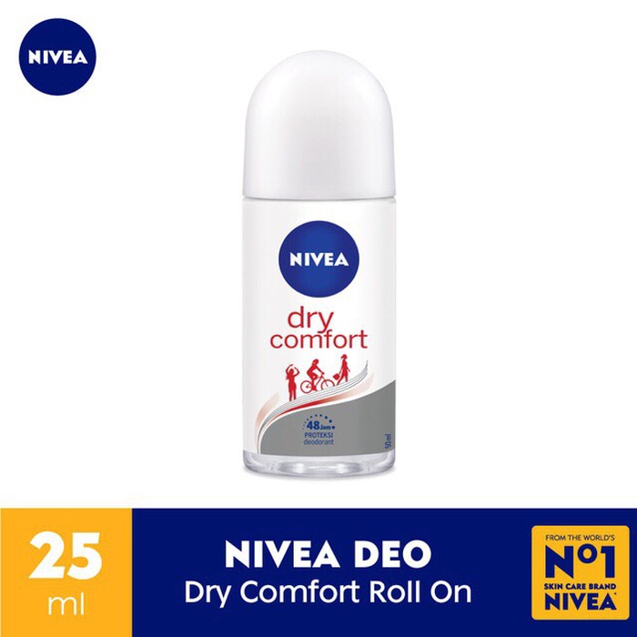 NIVEA DRY COMFORT DEODORANT ROLL ON - 25ML