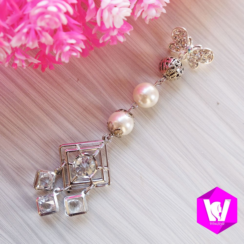 Bros Dagu Panjang Kotak Berlian Aksesoris Kerudung Winsstyle WBDP316-1