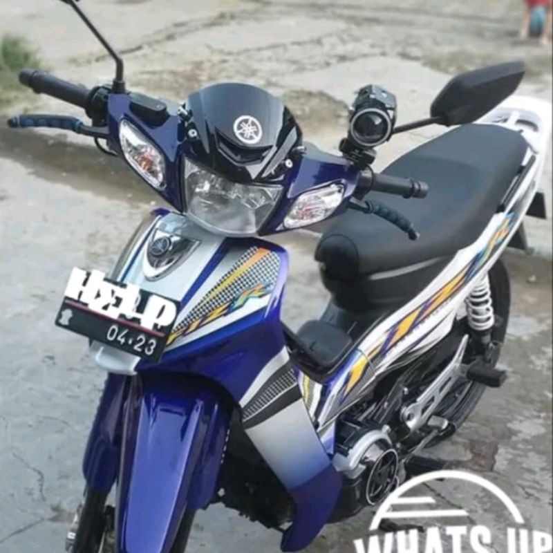 visor satria hiu ori yamaha 125zr pnp fiz r force