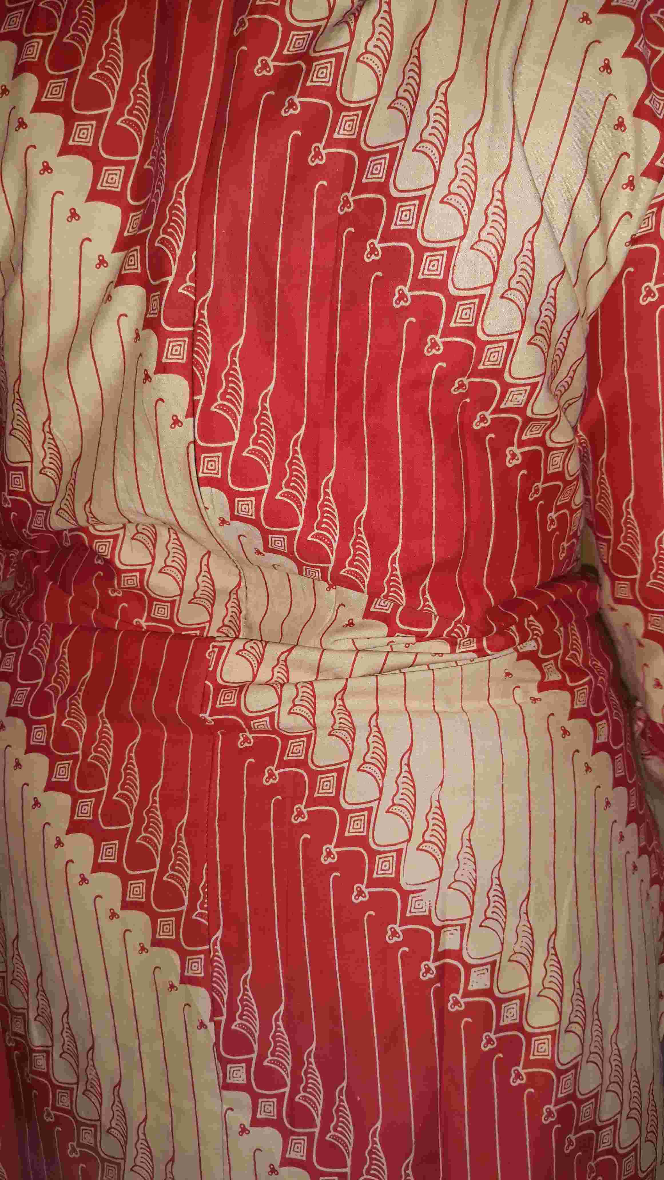 Atasan Wanita Tunik Batik Motif Parang Sinta Bahan Katun Alus