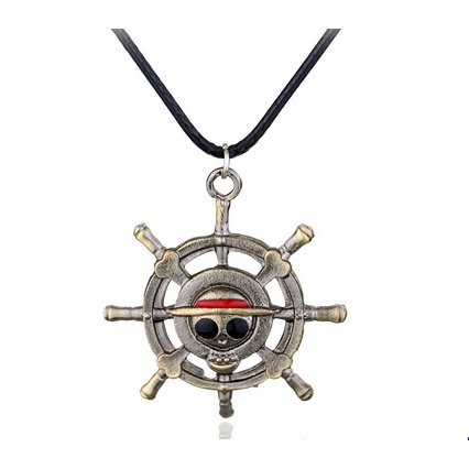 Kalung Tali Bandul Tengkorak / Kalung Tali Pria / Kalung Murah / Kalung Titanium Stainless Stell
