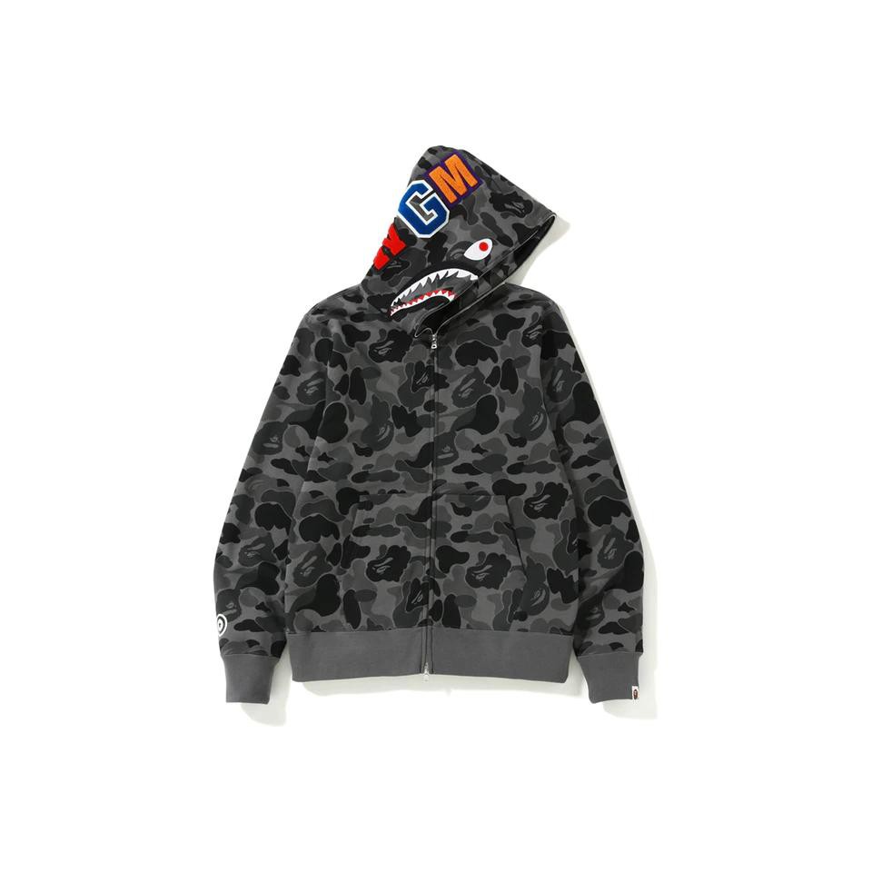 JAKET PRIA BAPE SHARK MIRROR