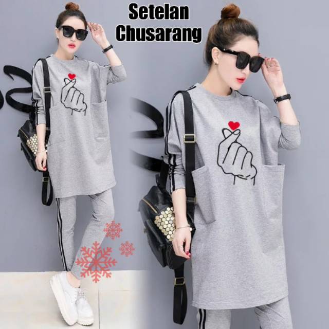 Set chusarang setelan wanita VT