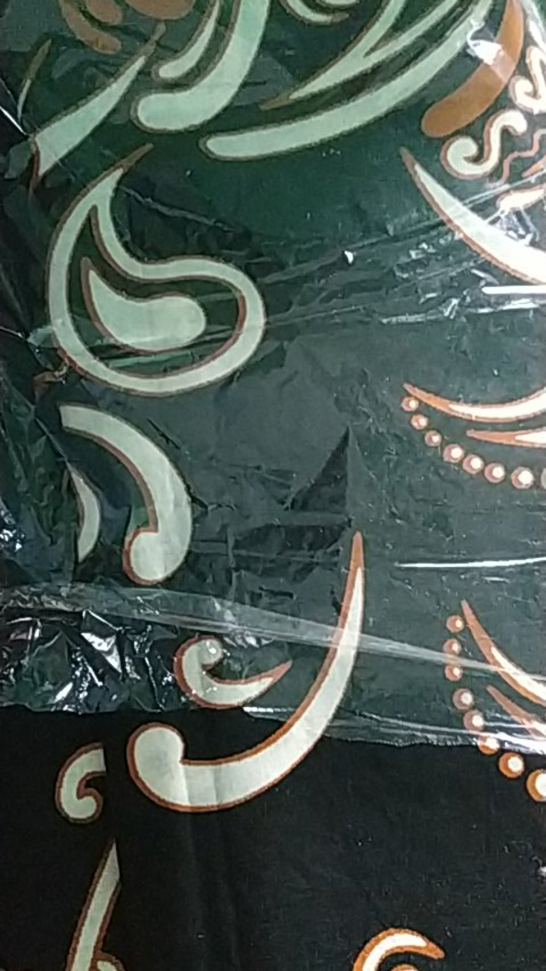Kain Batik Solo Motif Secangkir Kopi Joss Jogja Warna Dasar Hitam