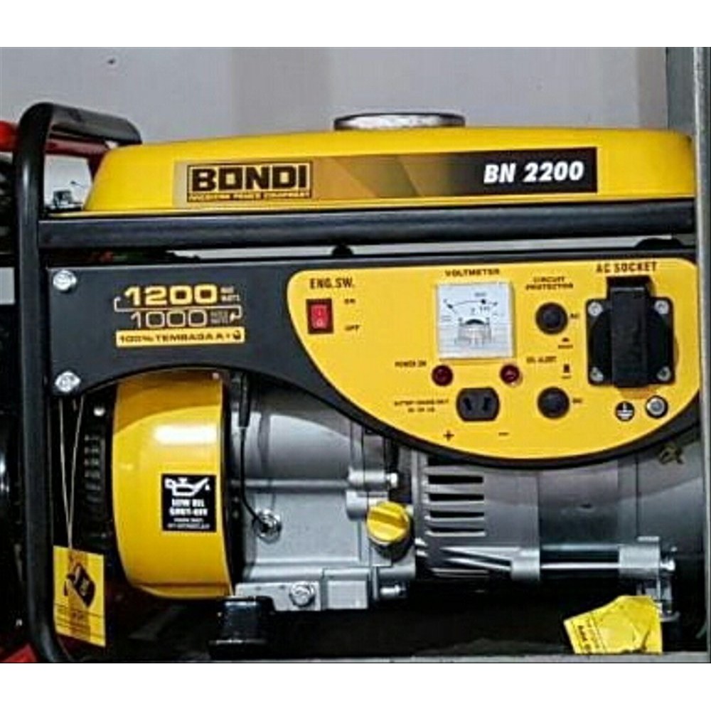 Genset Bondi BN 2200 1000 Watt Tembaga Standart Amerika Murah
