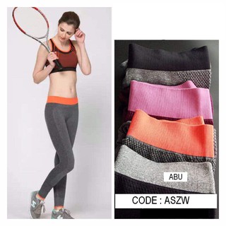 CELANA SPORT  FULL LEGGING SENAM  AEROBIK YOGA GYM JOGGING 