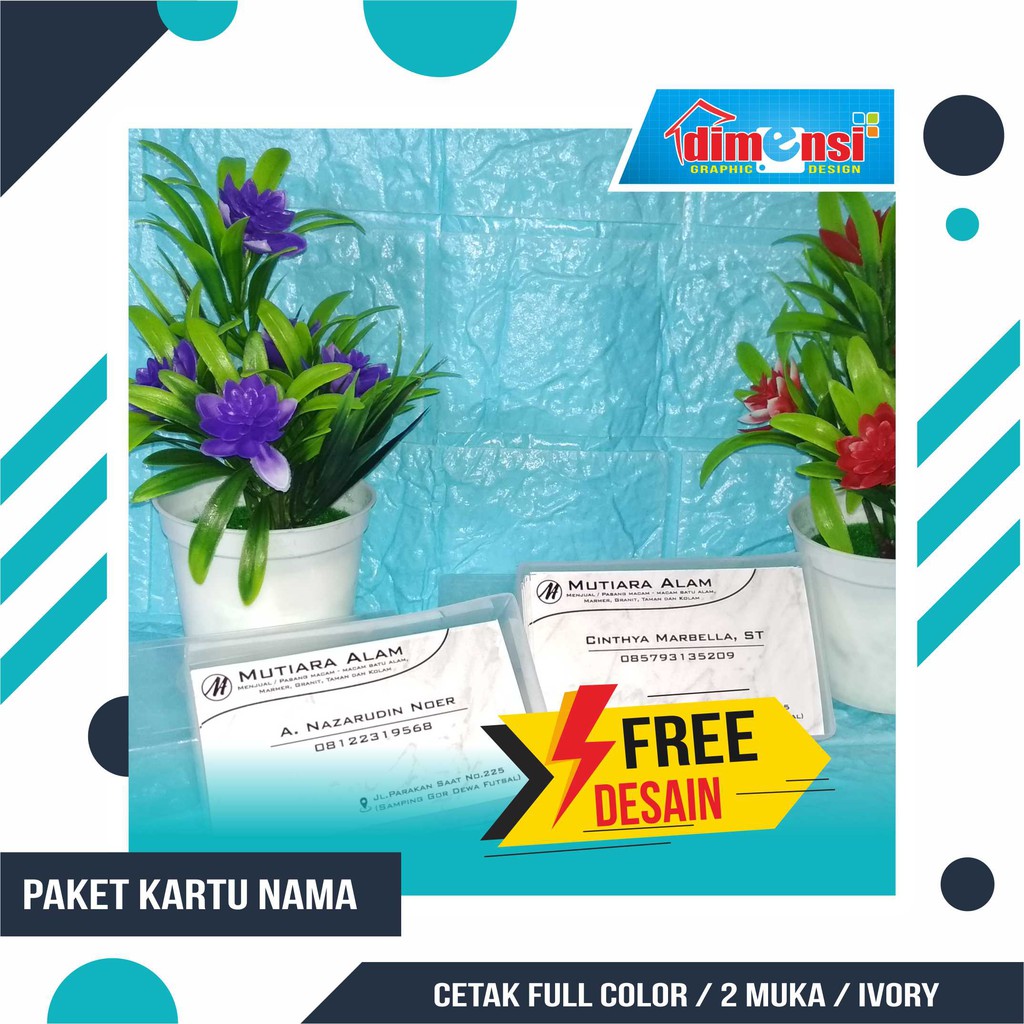 

Cetak Kartu Nama 2 Muka Murah / Kertu Nama Bolak - Balik