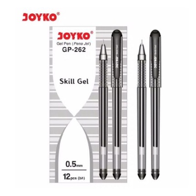 Pena Gel Pen Easy Gel Joyko GP 262 Skill Gel per Lusin