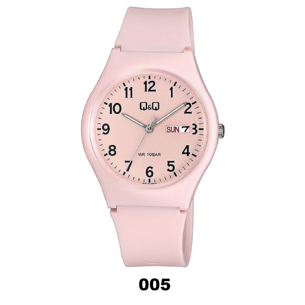 Q&amp;Q QQ QNQ Daydate Display A212 A212J 004Y - 012Y Analog Original Watch Jam Tangan Unisex