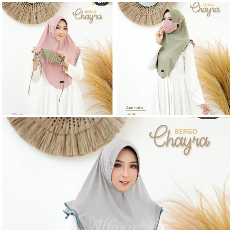 BERGO ZIYA BY ALFASA jilbab murah jilbab instan