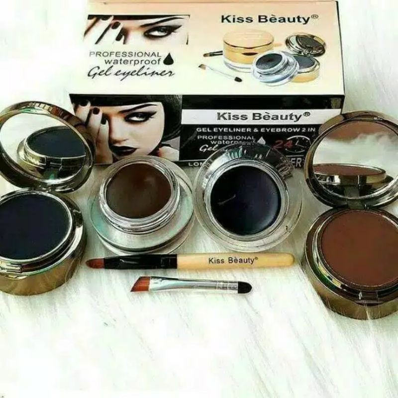 Eyeliner + Eyebrow Kiss  beauty Gel / kissbeauty gell