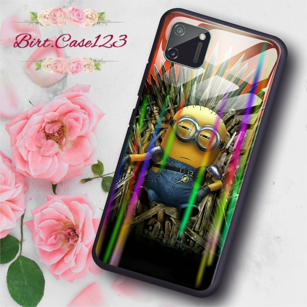 BC Case MINIONS back case glass aurora iphone 5g 6g 6g+ 7g 7g+ 8g 8g+ x xr xs max 11 5,8 6,1 6,5 etc