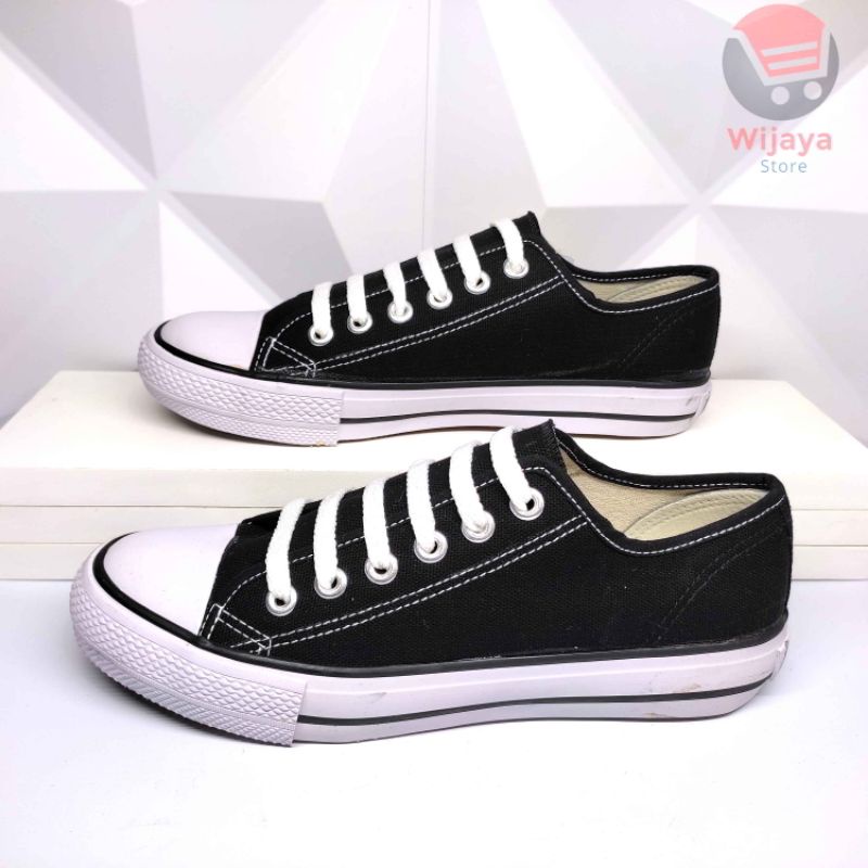 Sepatu Kodachi Original Classic 901 902 Model Kets Sneaker Sekolah Hitam Putih untuk Laki-laki dan Perempuan