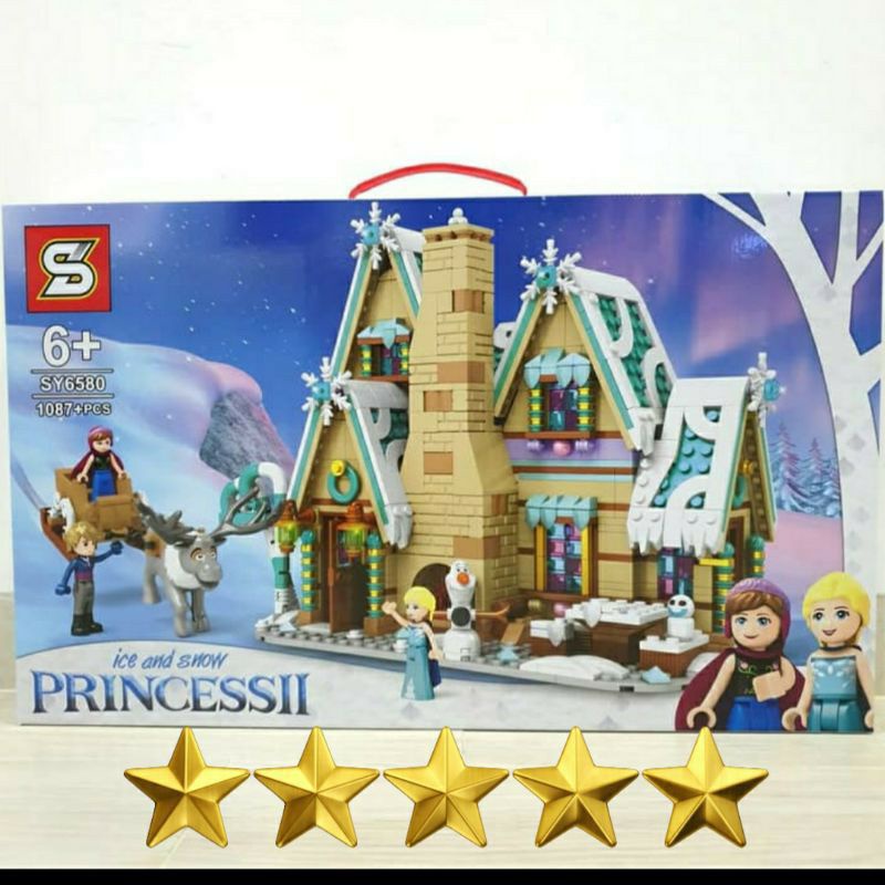Brick Lego SY 6580 Disney Frozen 2 Gingerbread House