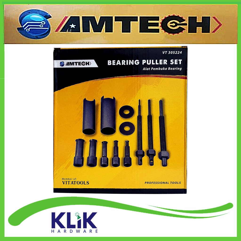 Amtech 5 Pcs Bearing Puller Set - Treker Alat Buka Lepas Bearing