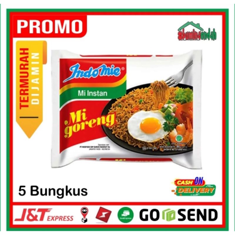 

PAKET INDOMIE MIE INSTAN/MIE GORENG SPESIAL 85g (5BUNGKUS)