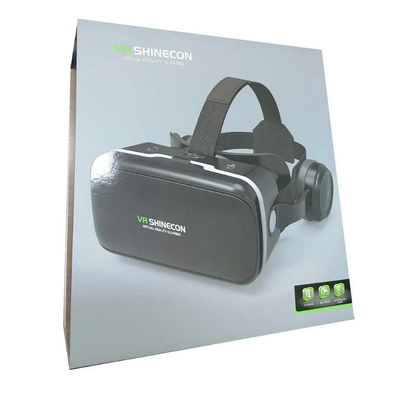 Shinecon 6.0 VR Box Virtual Reality Glasses dengan Headphone