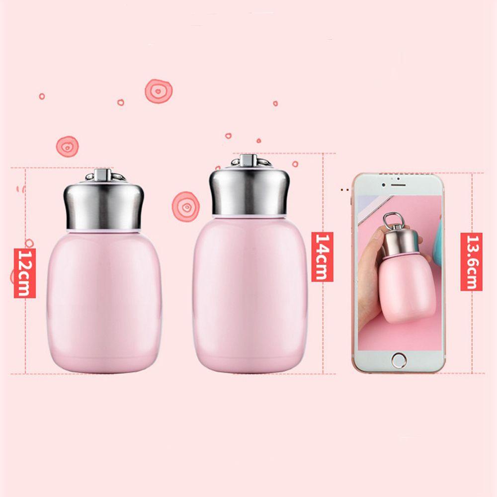 [Elegan] Termos Cangkir Warna Permen Kualitas Tinggi Portabel Lucu Stainless Steel Perlengkapan Minum Compact Vacuum Flasks