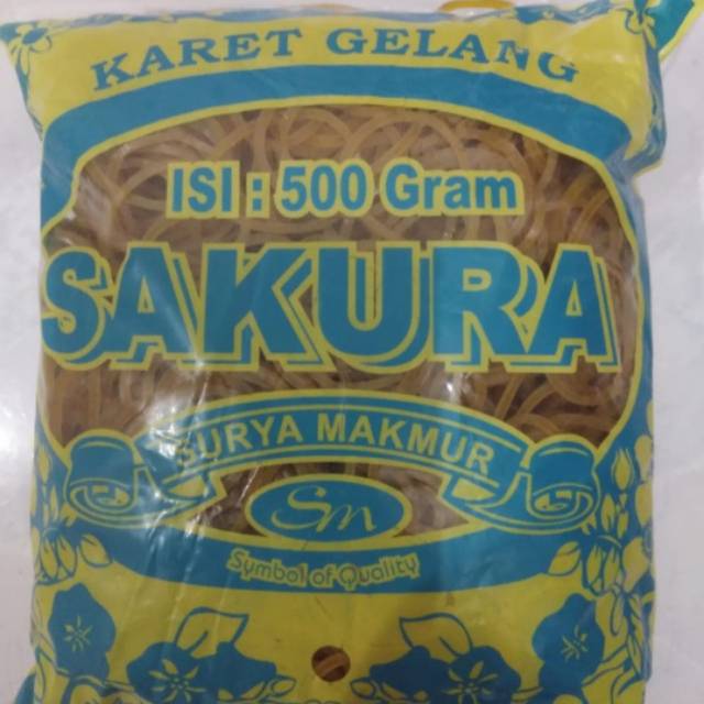 

KARET GELANG SAKURA KUNING/KARET MINYAK @500gram MURAH