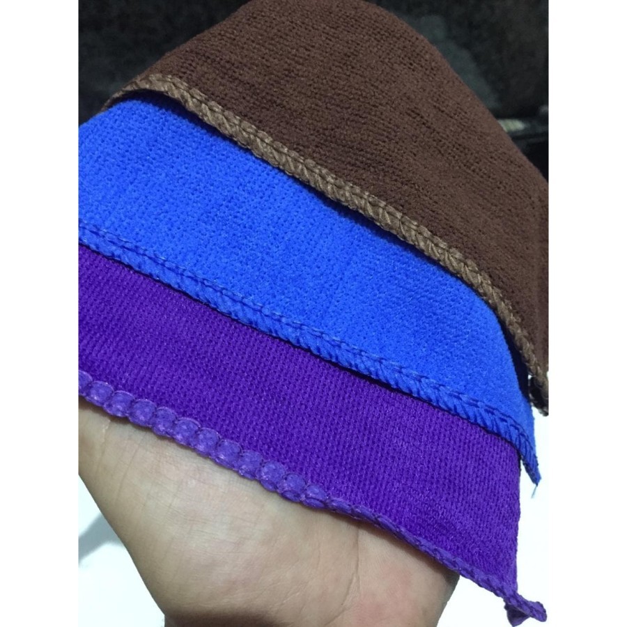 #Promo Terbatas - Kain Lap Microfiber poles wax coating 30x30cm | Murah Berkualitas