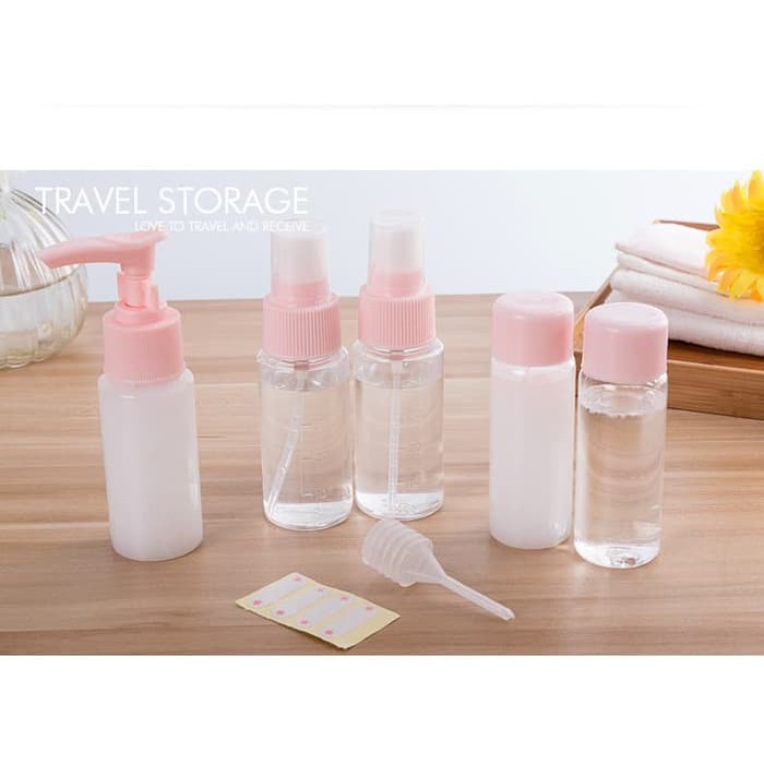 Travel Toiletries Kit / Tempat Sabun Shampoo Botol 5 in 1