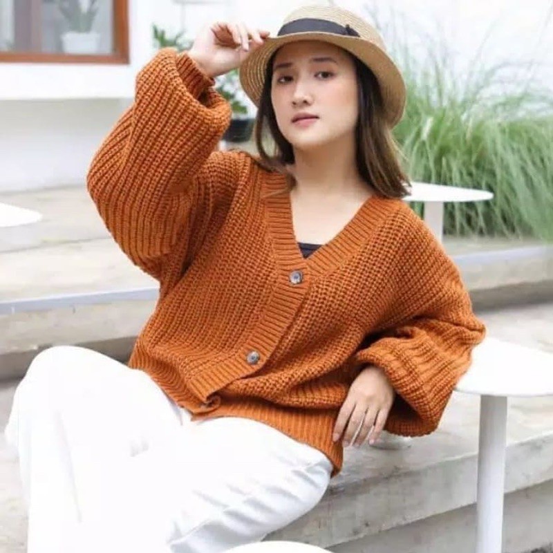 Belleza outlet baju rajut Cardigan rajut atasan wanita Gracia knit