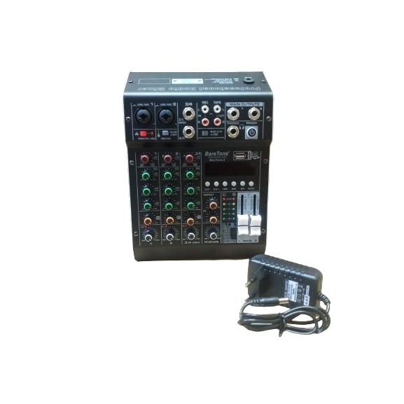 MIXER 4 CHANNEL BARETONE MAX FORCE 4 PROFESSIONAL MIXER