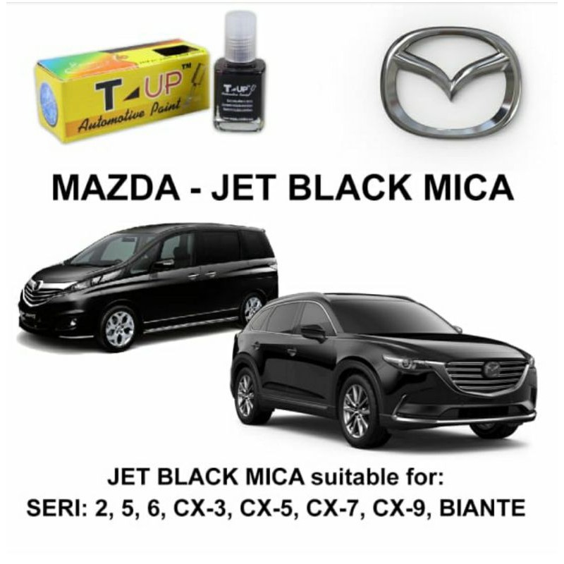 T-UP CAT OLES MAZDA JET BLACK MICA CONTOH CAT JET BLACK MICA MAZDA CONTOH CAT HITAM MAZDA HITAM