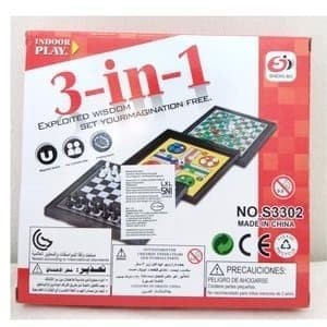 Board Game Magnetic 3 in 1 - Mainan Edukasi Team Game