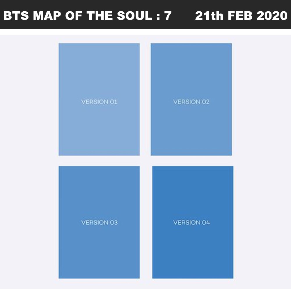 Download Bts Map Of The Soul 7 Album Cd Poster Unfolded Photobook Card Etc 1 4ver Shopee Indonesia