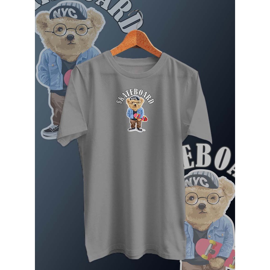 KAOS DISTRO DIGITAL PRINT BEAR SKATEBOARD