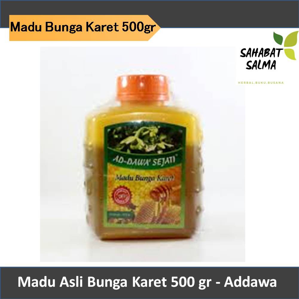 

Madu murni Asli Bunga Karet 500 gr - madu karet Addawa sejati