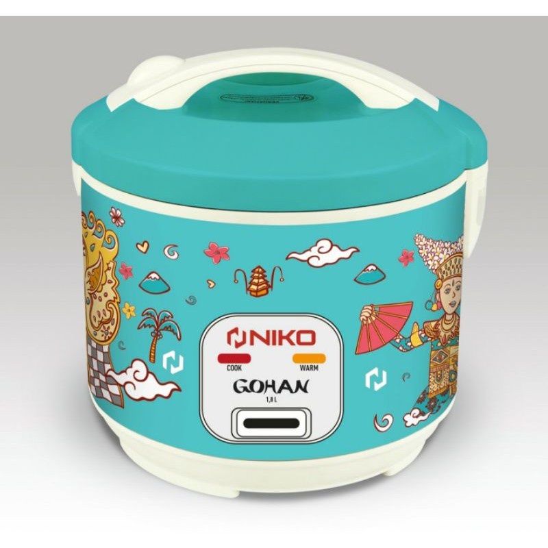 Niko Magic Com Gohan Culture 1.8 Liter Penanak Nasi Rice Cooker