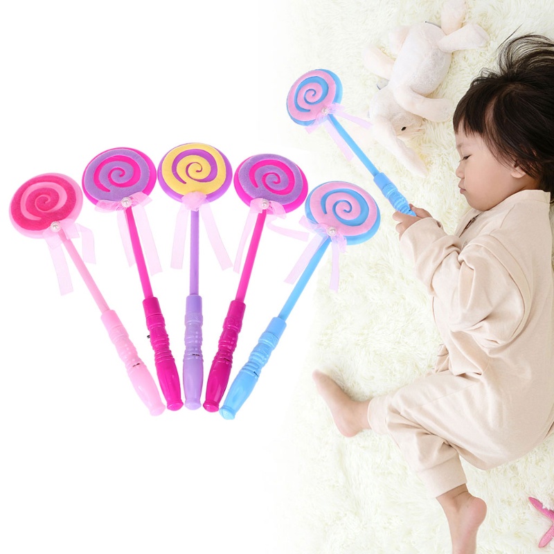 Mary LED Lollipop Peri Putri Tongkat Flash Light Glow Perlengkapan Pesta Lampu Mainan