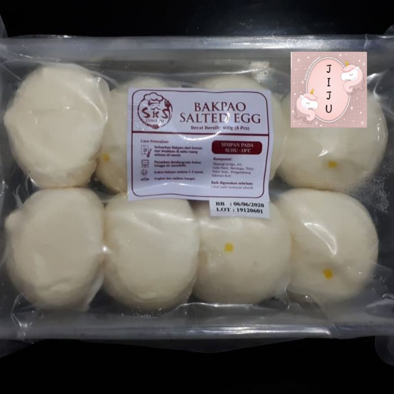 

BAKPAO SALTED EGG isi 8pcs