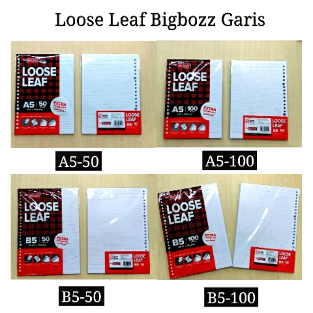 

Isi binder loose leaf bigboss