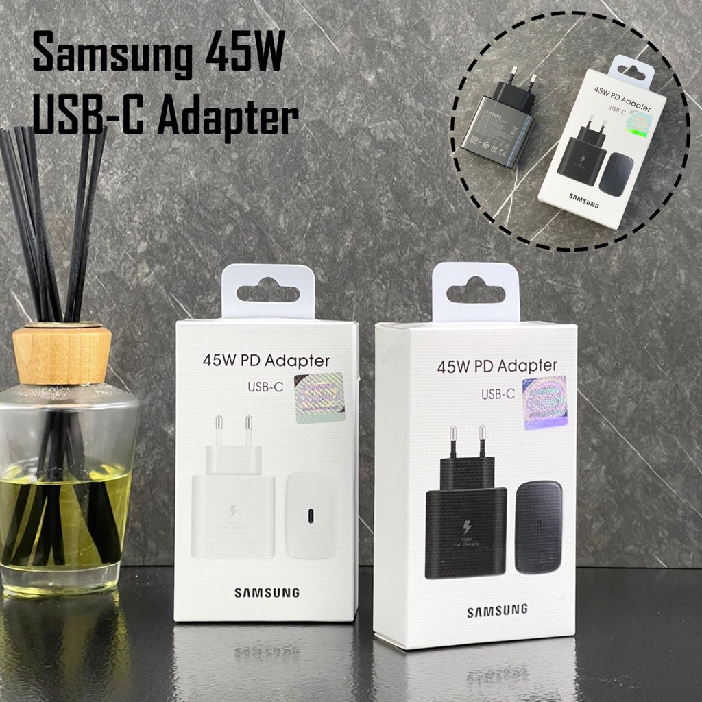 Adaptor Charger Samsung 45W Original Super Fast Charging Type C to Type C