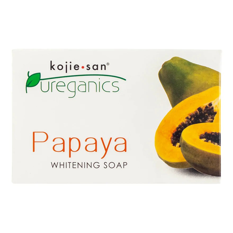 KOJIE SAN Pureganics Papaya Soap Sabun Kojiesan Pepaya - 135gr