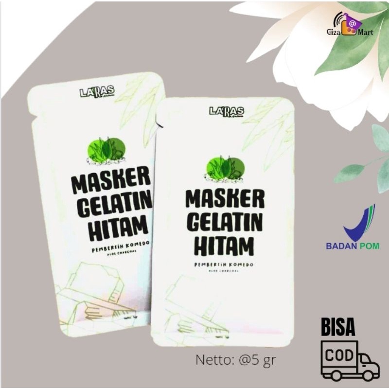 Masker Gelatin Masker dan Pembersih Komedo