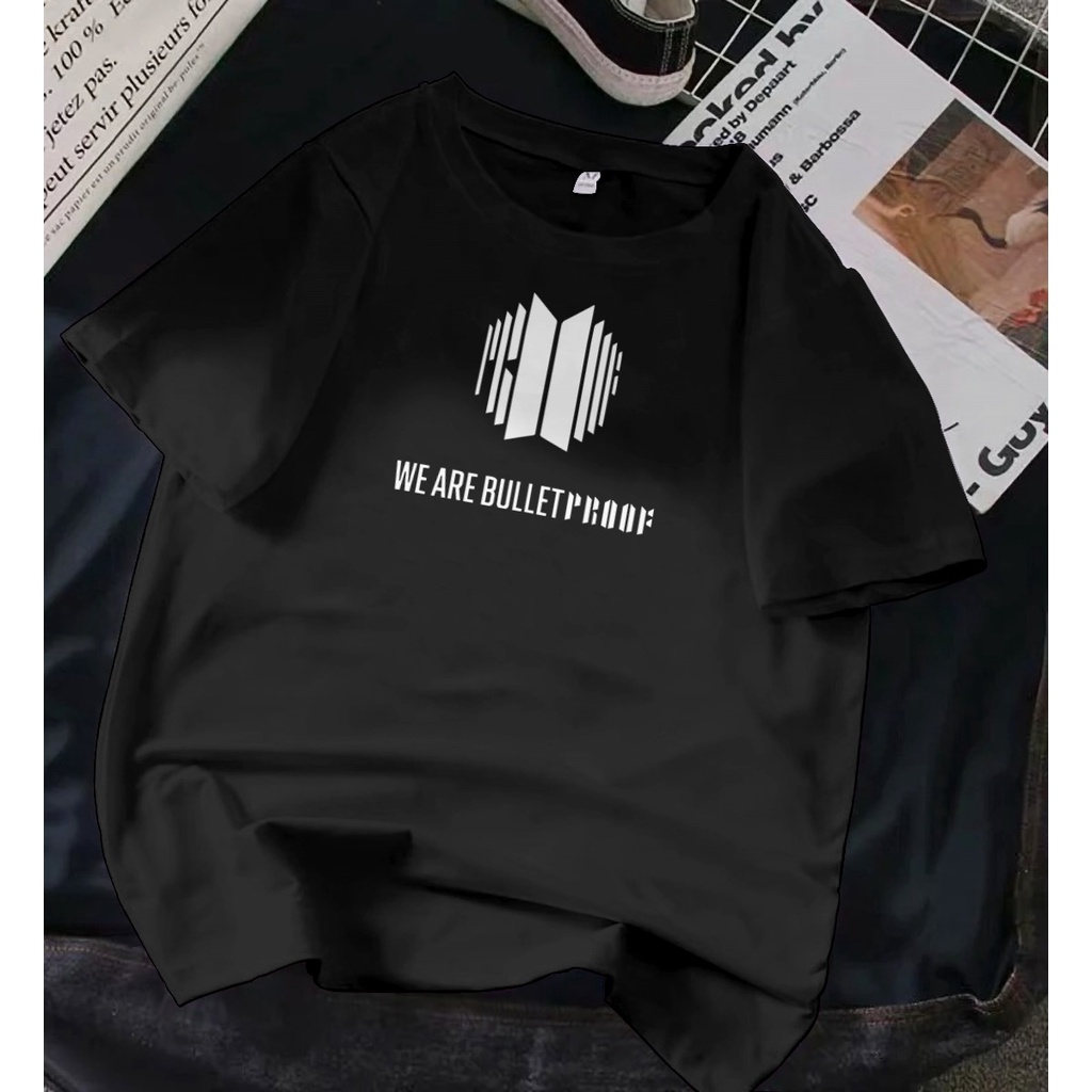 Pretty savage- Kaos Oversize Bangtan We are Bulletproof Logo