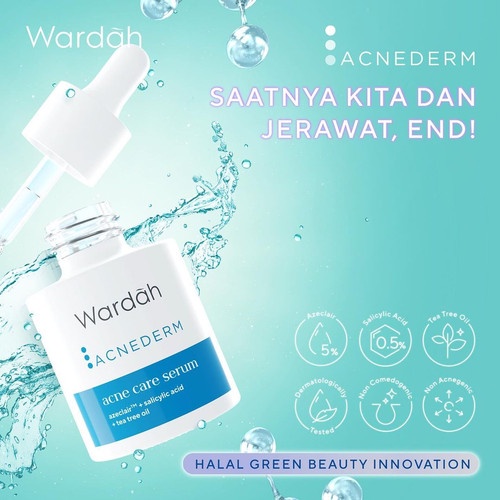 BARU! Wardah Acnederm Acne Care Serum 15 ml - Serum Jerawat