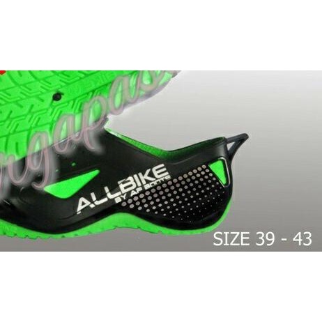 ➸ sepatu allbike,sepeda gowes, aPboot karet hijau ☟