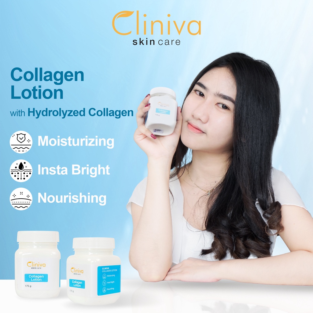 3 PCS CLINIVA LEBIH HEMAT| CLINIVA BODY LOTION COLLAGEN|MENGHILANGKAN BEKAS KORENGAN| MENGHILANGKAN 