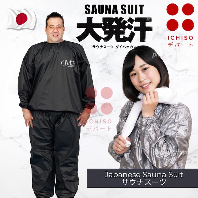 Baju Sauna Pembakar Lemak | Sauna Suit Jumbo Pria Wanita | Jaket Sauna