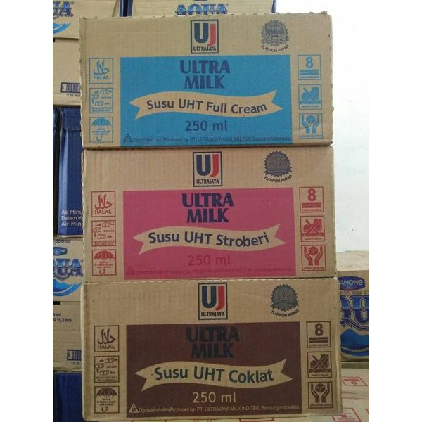 

Susu Ultra Milk Varian 250 Ml Isi 24 Pcs