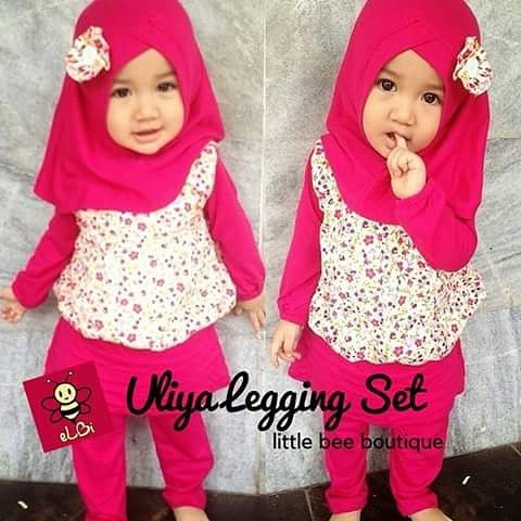 Baju Muslim Anak Tahun Gamis Bayi Perempuan Hijab Anak Setelan Baju Muslim Baby  Tahun Shopee Indonesia